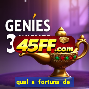 qual a fortuna de aloisio chulapa